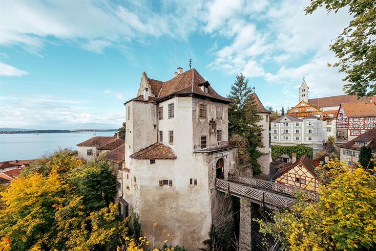 Kasteel van Meersburg bezoeken aan de Bodensee