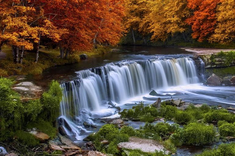 Keila-waterval bezoeken in Estland