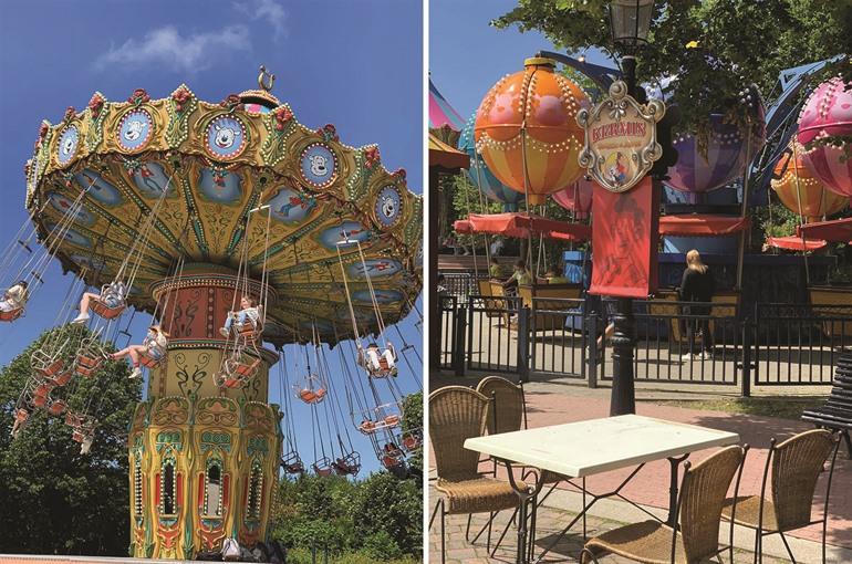 Kermisplein in Plopsaland De Panne