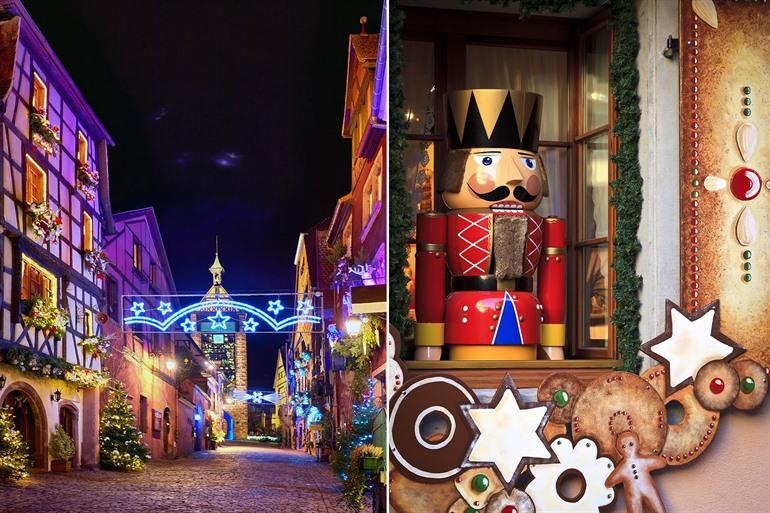 Kerstmarkt bijwonen in Riquewihr, Elzas