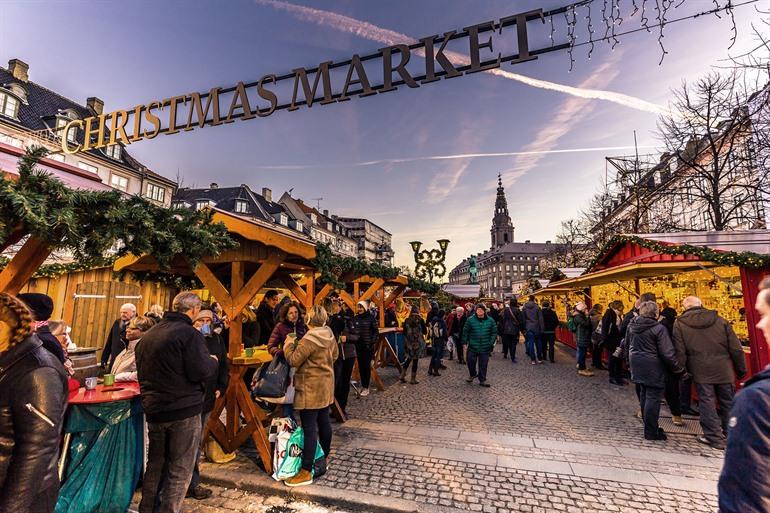Kerstmarkt in Kopenhagen
