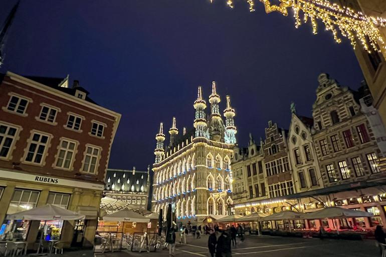 Kerstverlichting in Leuven
