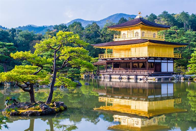 Kinkaku-ji, Gouden Tempel in Kyoto