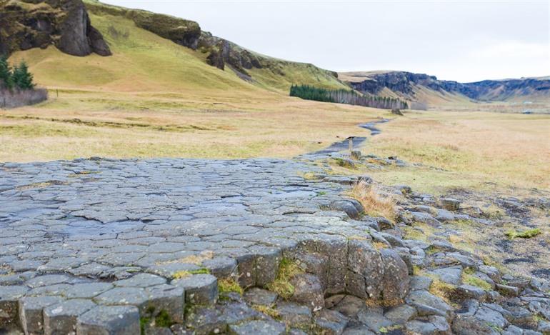 Kirkjugólfid kerkvloer