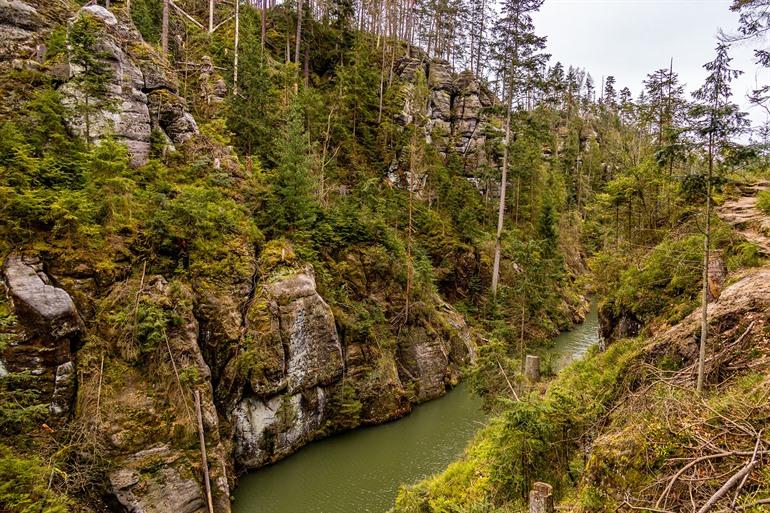 Kirnitzschtal in Saksisch-Zwitserland
