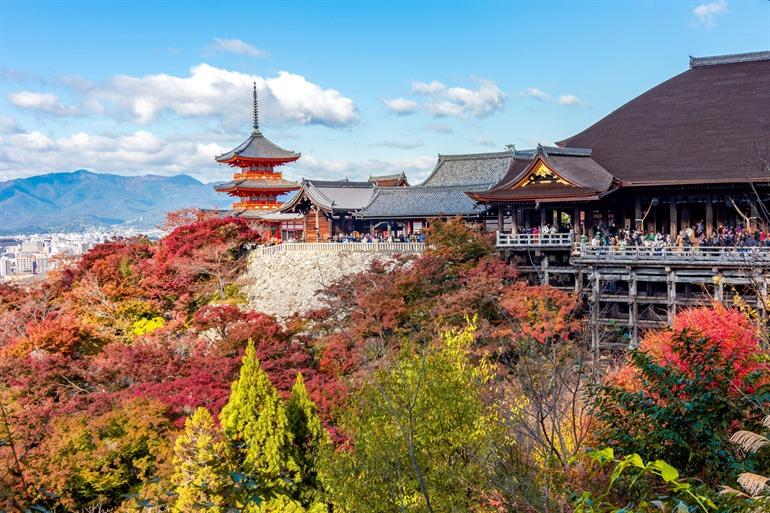 Kiyomizu-dera tempel in Kyoto