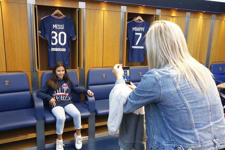 Kleedkamers van het PSG Stadium, Parijs