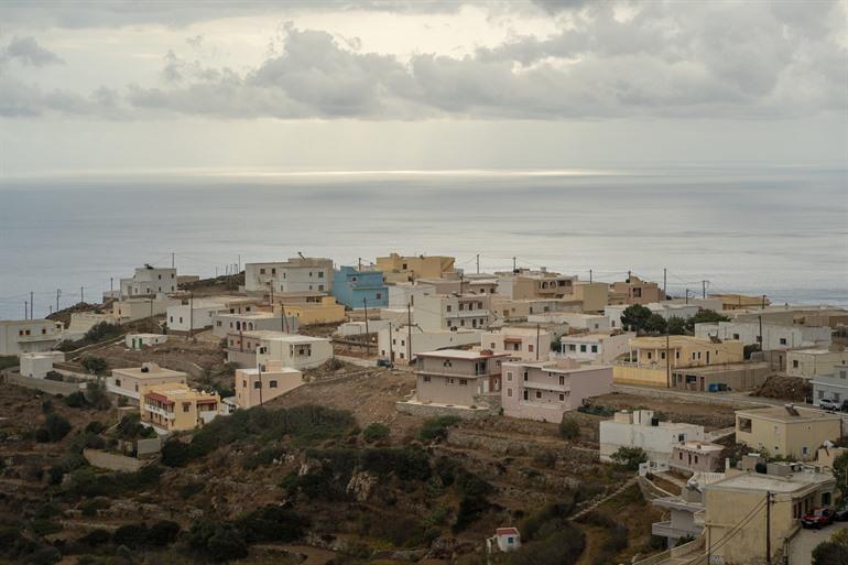 Kleine steden richting Olympos.