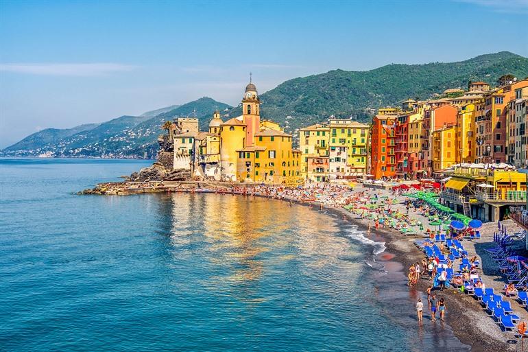 Kleurrijke Camogli, Ligurië