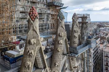 Klokkentorens van de Sagrada Familia