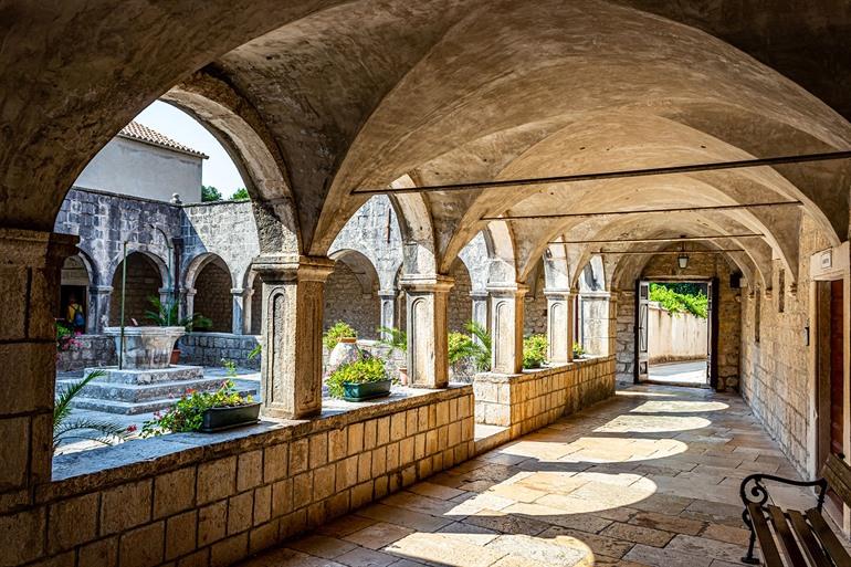 Klooster op het eiland Košljun, Krk, Kroatië