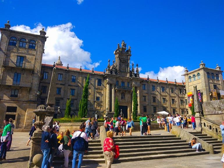 Klooster San Martín Pinario in Santiago de Compostela, Spanje 