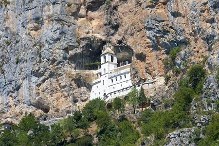 Klooster van Ostrog in Montenegro