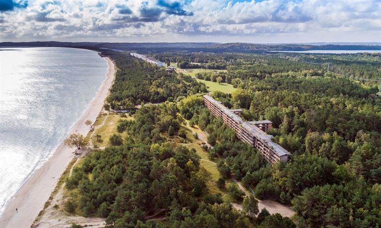 Kolossale Kracht durch Freude-complex bij Prora, Rügen