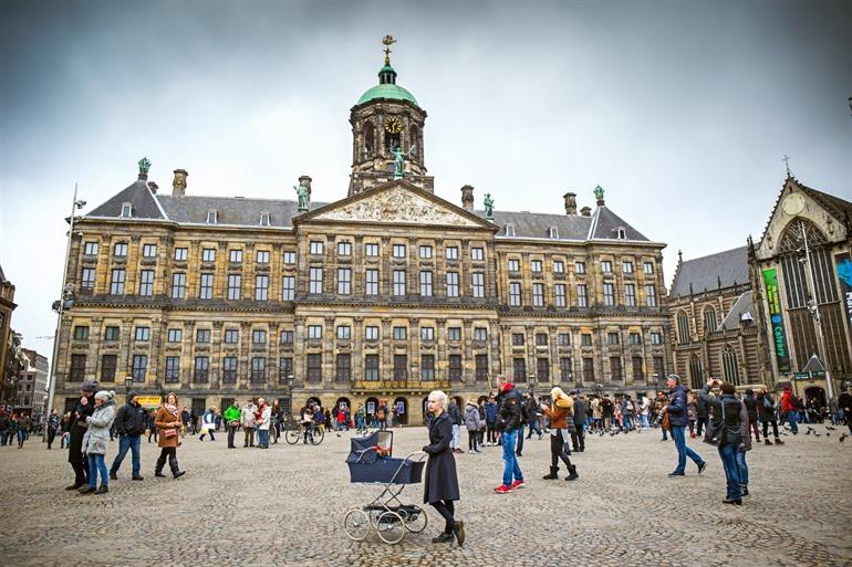 Koninklijk Paleis op de Dam in Amsterdam