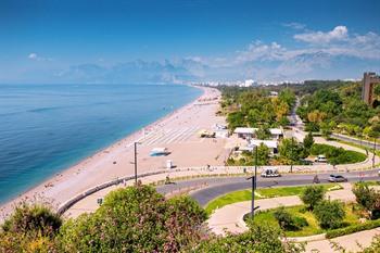 Konyaalti strand in Antalya, Turkije