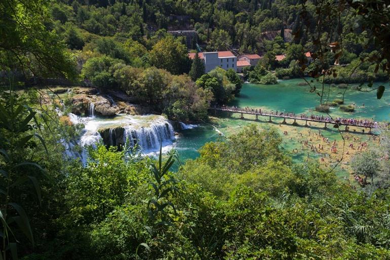 Krka watervallen bezoeken