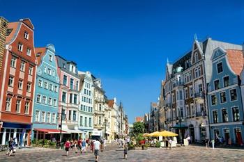 Kröpeliner Straße in Rostock, Duitsland