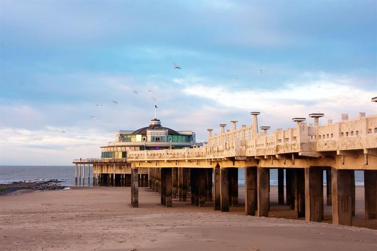 Kuieren over de pier van Blankenberge