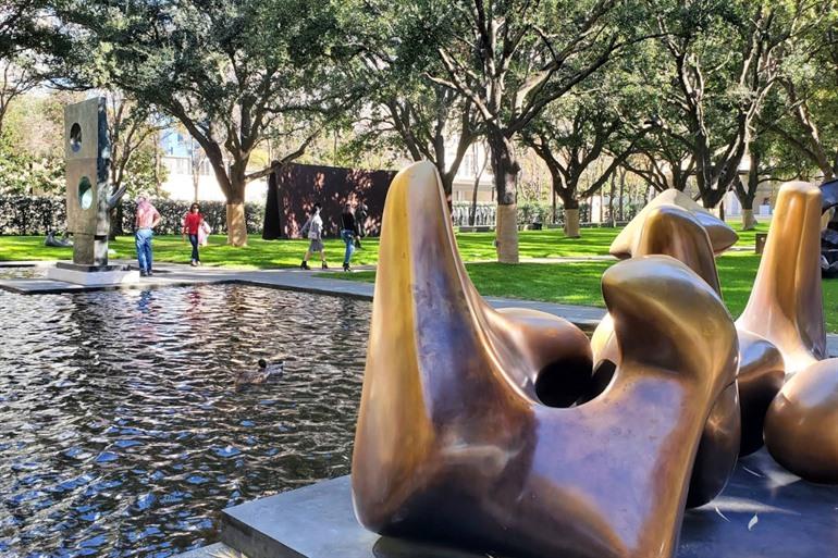 Kunst in het Nasher Sculpture Center