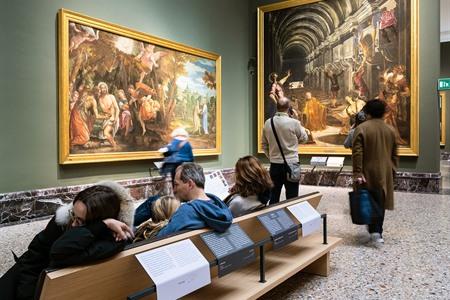 Kunstwerken in de Pinacoteca di Brera in Milaan