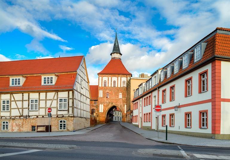 Kütertor in Stralsund, Duitsland
