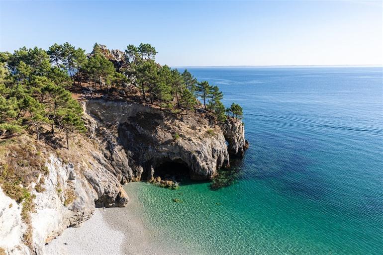 L'île Vierge in Crozon, Bretagne, Frankrijk