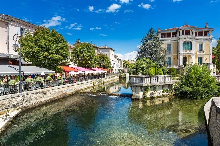 L'Isle-sur-la-Sorgue in de Luberon, Provence