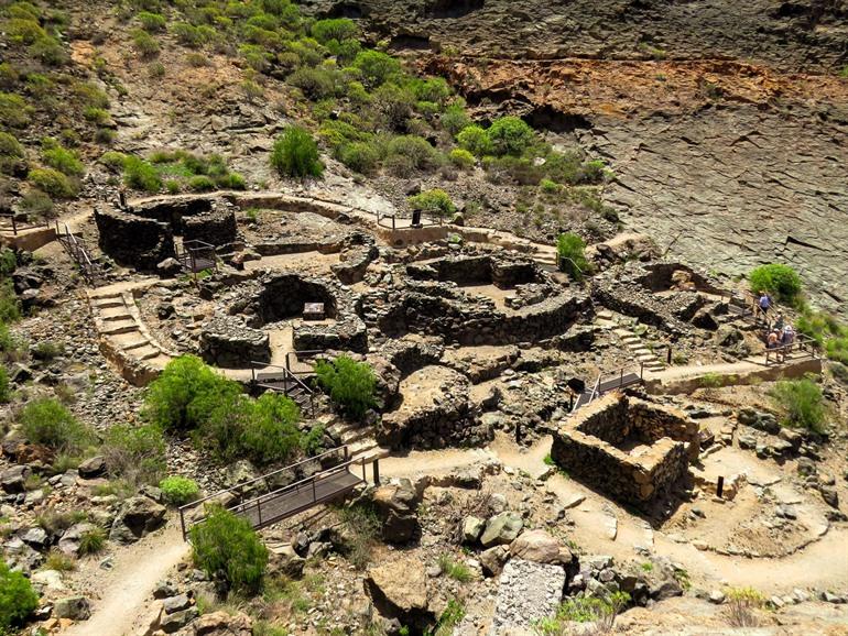 La Cañada de Los Gatos, vlakbij Puerto de Mogan, Gran Canaria