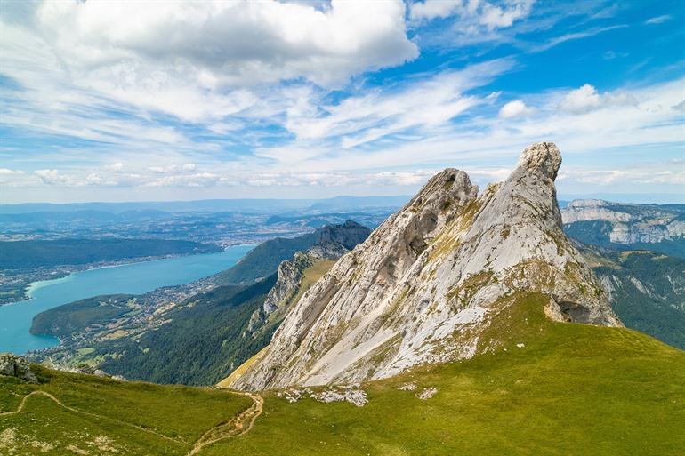 La Tournette, hoogste punt in de omgeving van Annecy