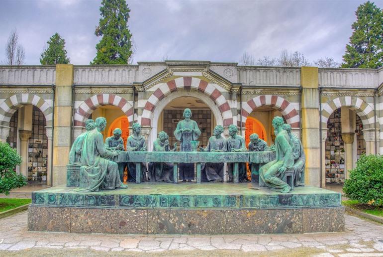 Laatste avondmaal door kunstenaar Giannino Castiglioni, Milaan