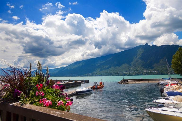 Lac du Bourget, Aix-les-Bains in Frankrijk