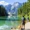 Lago di Braies of Pragser Wildsee wandeling, Dolomieten