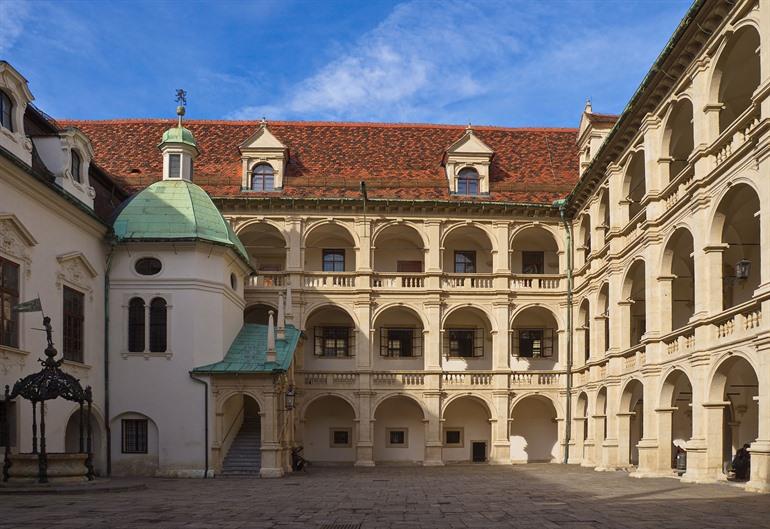 Landhaushof in Graz, Oostenrijk