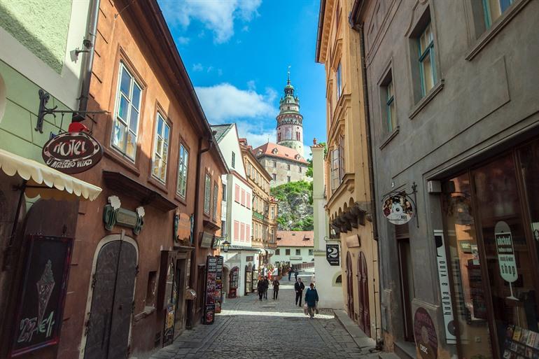 Latran-wijk in Cesky Krumlov