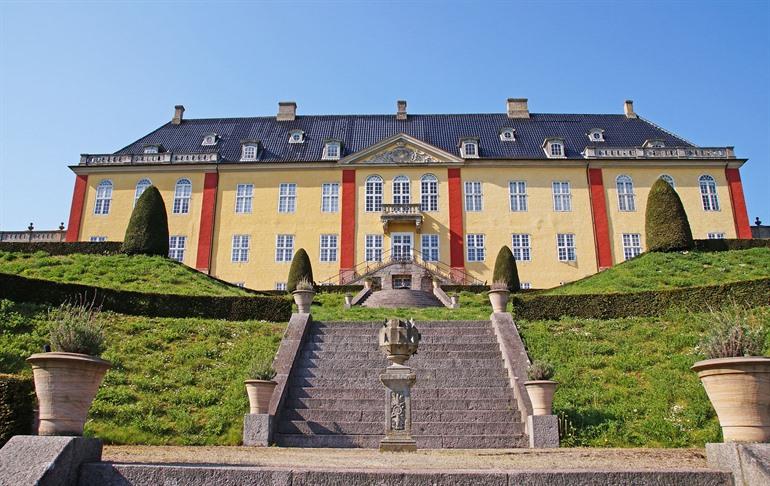 Ledreborg Palace bezoeken, Seeland, Denemarken