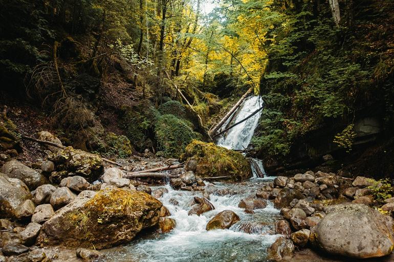 Les Gorges du Chauderon, vlakbij Montreux