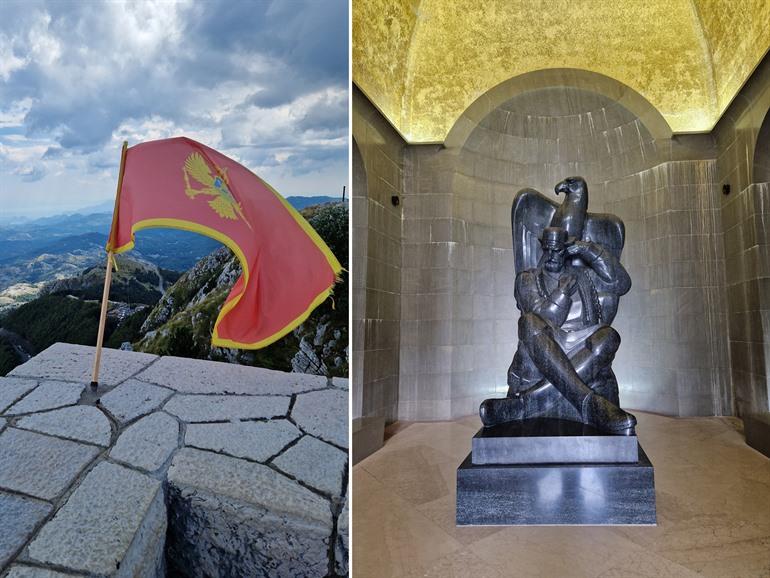 Levensgroot beeld van Njegoš