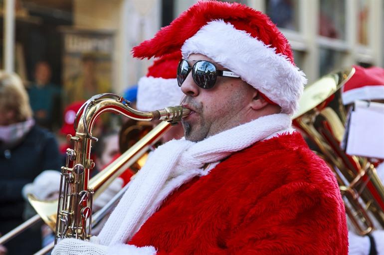 Live muziek op de Dordrechtse kerstmarkt