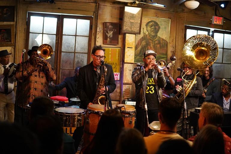 Liveband in een van de clubs in Kansas City