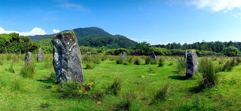 Lochbuie stenen cirkel op Isle of Mull, Schotland