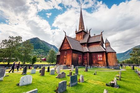 Lom staafkerk Noorwegen
