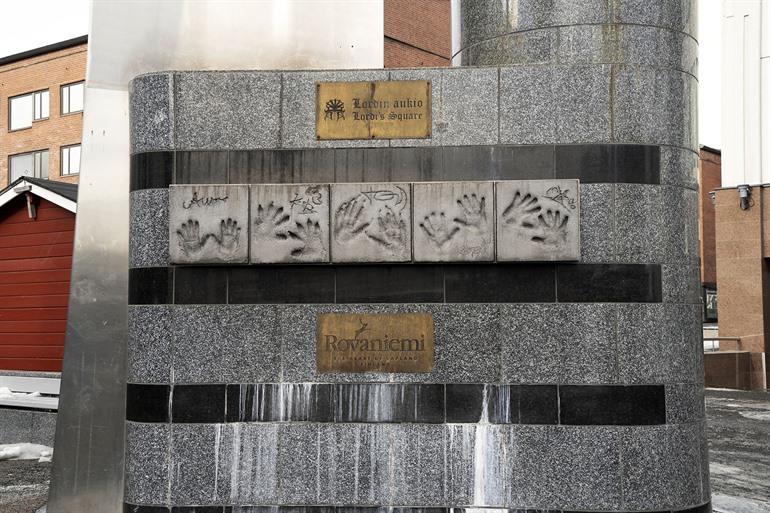 Lordi Square in Rovaniemi, Finland