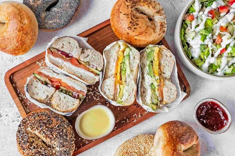 LOX bagels en salades