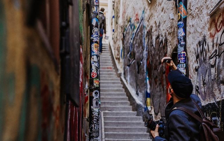 Mårten Trotzigs Gränd in Stockholm, Zweden