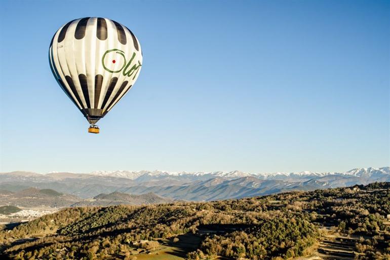 Maak een onvergetelijke ballonvaart boven het vulkanische gebied van La Garrotxa