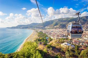 Maak een ritje met de kabelbaan van Alanya, Turkije