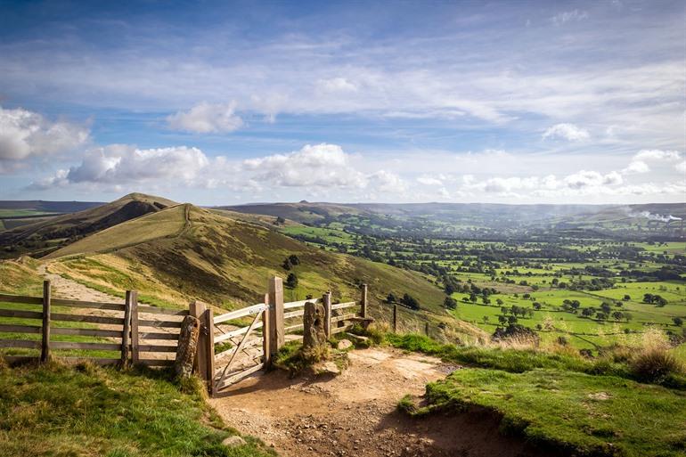 Mam Tor in Hope Valley, Peak District
