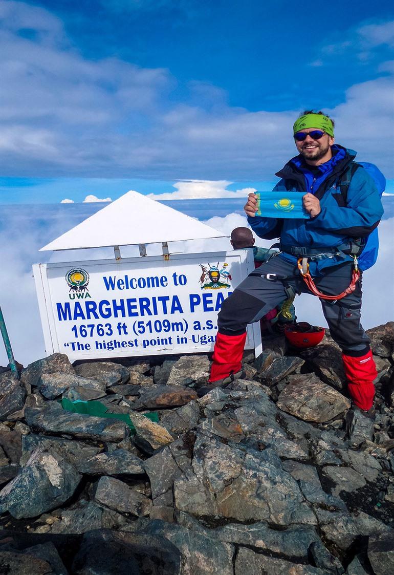 Margherita Peak in de Rwenzori Mountains
