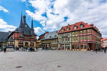 Marktplaats en stadhuis van Wernigerode, Harz